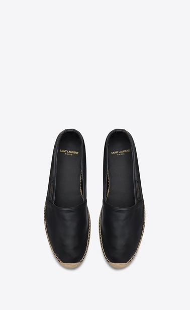 Espadrille in smooth leather